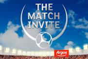 Argos: The Match Invite forms part of retailer's summer promotion