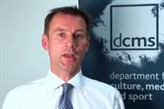 Video appeal: culture secretary Jeremy Hunt urges comms industry to help shape policy 