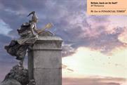 FT: ad campaign features Britannia climbing back onto her plinth