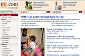 FT.com: breaks 500,000 barrier