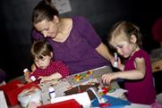 Children and parents take part in the first Family Arts Festival