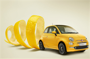 Fiat hosts granita bar to mark launch of new Fiat 500 model