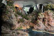 Fiat fills car with miniature film set replicas in first ever cinema activation