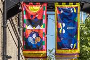 London district hangs bold flags depicting future of climate change