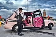 In pictures: L'Oreal Luxe creates Flowerbomb Taxi to promote fragrance
