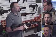 Gun shoppers are shocked into abandoning their purchase at #GunsWithHistory fake store