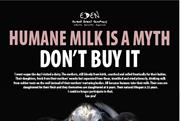 Vegan ad criticising 'inhumane' dairy practices escapes ban