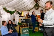 Galvin Hop and Pilsner Urquell team up top launch winter garden
