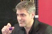 Clooney: was boycotting event