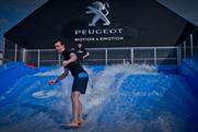 Peugeot allows consumers to enjoy the surf at Goodwood