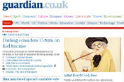 Guardian.co.uk: top spot