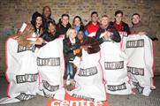 Volunteers braved the cold for Centrepoint (Harriet Armstrong)