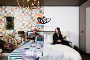 Hotels.com designs half-and-half room with contrasting styles