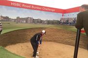 The HSBC Golf Zone will give visitors the chance to try the Road Hole bunker