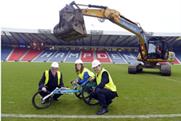 Hampden Park undergoes transformation for Glasgow 2014