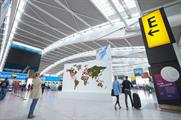 Heathrow Airport unveils flower map of the world