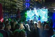 RPM's UV-light activation at Heineken's latest Design Night event