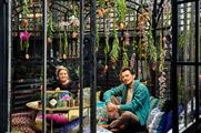 Rebecca Louise Law and Matthew Williamson helped to bring the Hendrick’s Horticultural Oasis to life