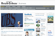 Reuters and Herald Tribune team for news