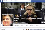 Hillary Clinton for President Facebook page: garnered 1,773,391 in first 10 hours of going live