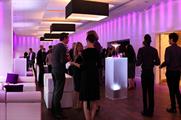 The pop-up's River Room area overlooks the Thames 