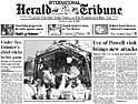 Lebanese distributor withholds Herald Tribune over pro-Israeli ad