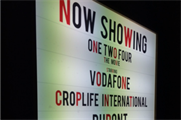 The event featured a cinema for guests