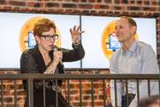 Naughton (l) and Clays: Google’s UK managing director joined the OMD boss for a Q&A session