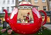 Pimms' travelling teapot bar is popping up at Wimbledon until Sunday (12 July)