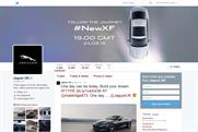 Jaguar: the car manufacturer’s UK Twitter page