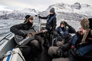 The gig took place across air, land and sea 