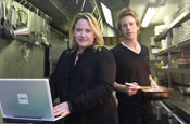 Nancy Cruickshank, VideoJug's global chief executive, and James Fabricant, director of entertainment and head of video at MySpace in Europe