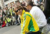 Jay Kay: participated in the race