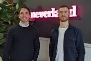 Neverland: Josh Harris (left) with Tom Trevelyan, who is a founding employee at the agency