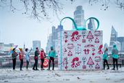 KFC and Deliveroo dish out burgers from 10ft gift box