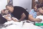 “David Kirby”, 1992. A family at the deathbed of an HIV patient. 