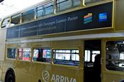 The branded bus will transport guests to each venue 