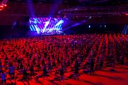 The fitness focused event attracted approximately 4,000 people 