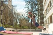 Vodafone: the spot features a boy's failed attempt to dunk a basketball