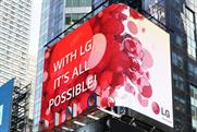 LG: It's All Possible campaign goes live in New York's Times Square