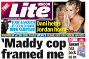 London Lite top freesheet in NRS figures