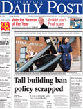 Daily Post: one-third free distribution in Liverpool