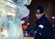 Ice sculptors will battle it out in London's Canary Wharf this weekend