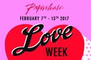 Paperchase creates in-store Valentine's experiences