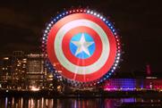 Disney+ marks 'Falcon and Winter Soldier' launch with projection mapping campaign