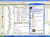 Bubble bursts for instant messaging