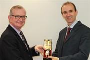 MUTA: Jon Parr (right) replaces Tony Marsh as new association president