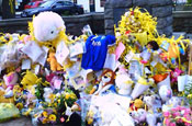 Maddie: tributes in home town