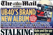 Mail on Sunday: up 3.6% month on month