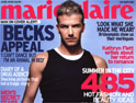 Marie Claire: Beckham cover